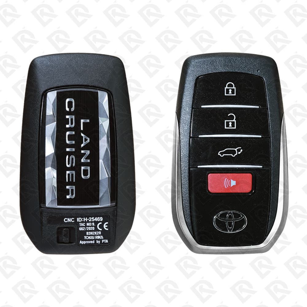 2022 - 2023 TOYOTA LAND CRUISER SMART KEY 4BUTTONS 434MHZ - 8990H-60460 ORIGINAL W/B