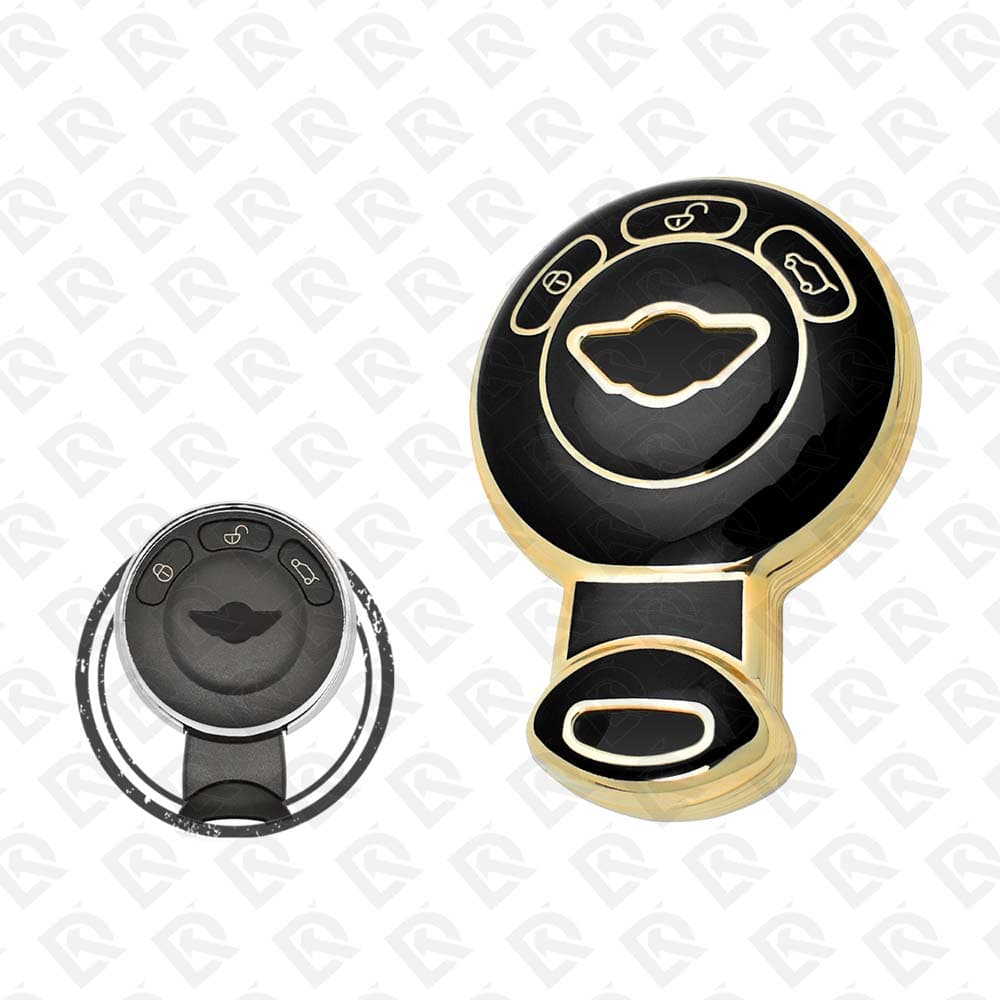 MINI COOPER TPU SHELL 3 BUTTONS  -  BLACK GOLD