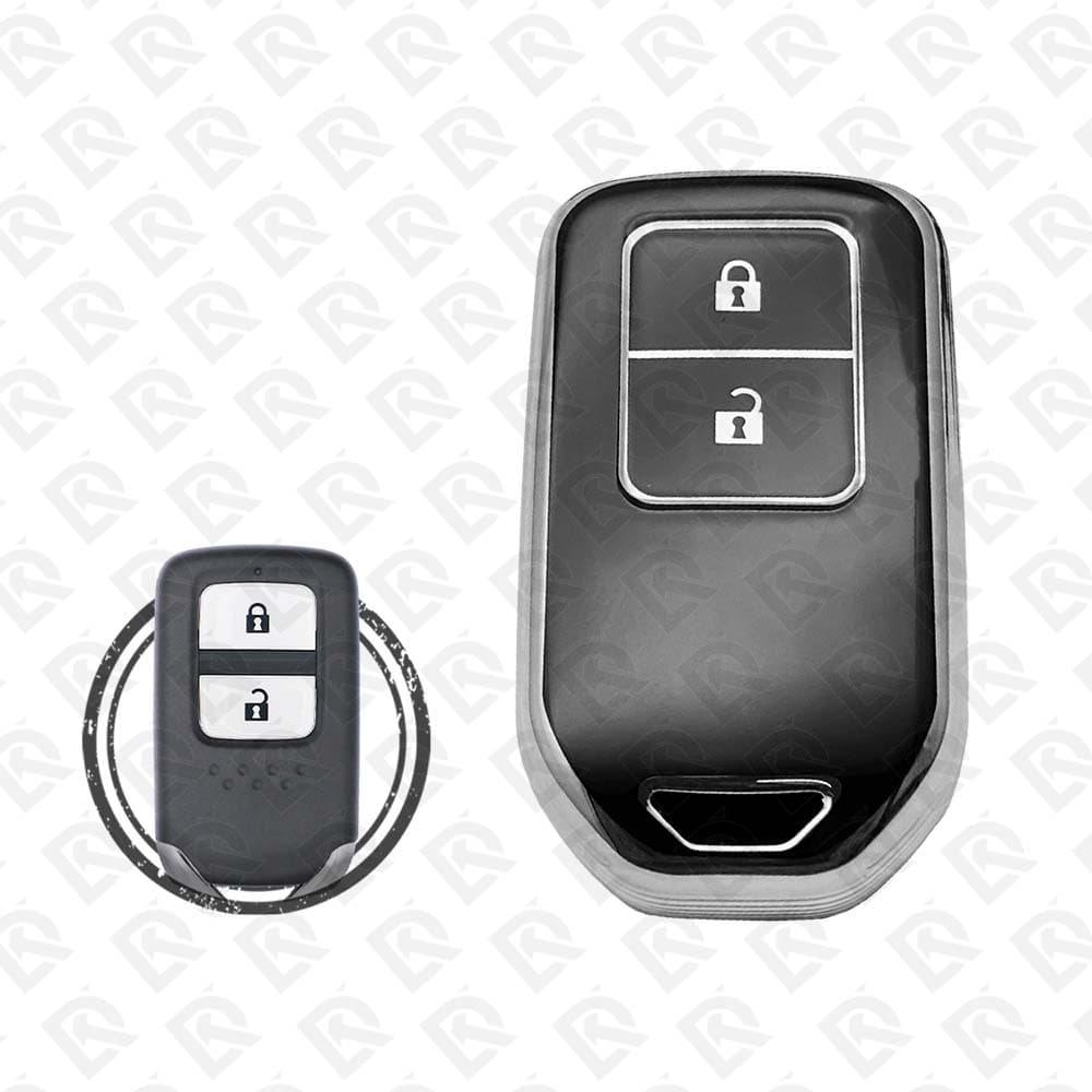 HONDA MOTOR TPU SHELL 2B  -  BLACK CHROME