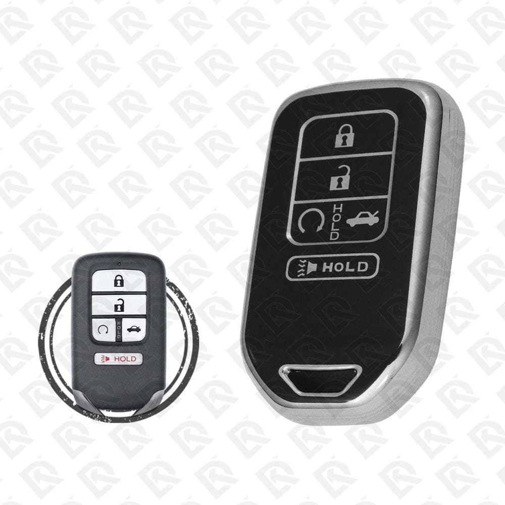 HONDA SMART TPU SHELL 5BUTTONS  -  BLACK CHROME