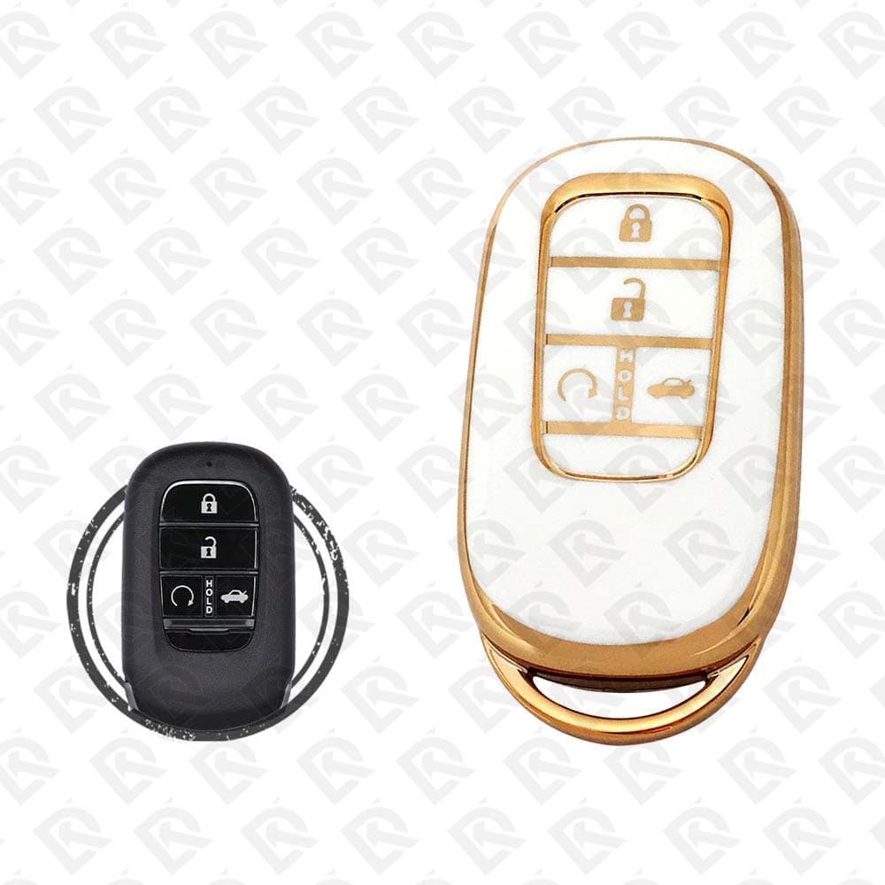 HONDA SMART TPU SHELL 4BUTTONS -  WHITE GOLD