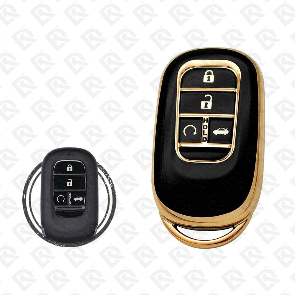 HONDA SMART TPU SHELL 4BUTTONS -  BLACK GOLD