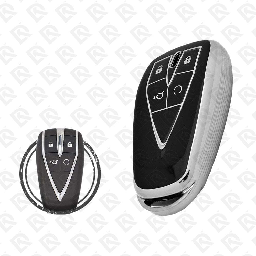 CHANGAN SMART TPU SHELL 4BUTTONS  -  BLACK CHROME 