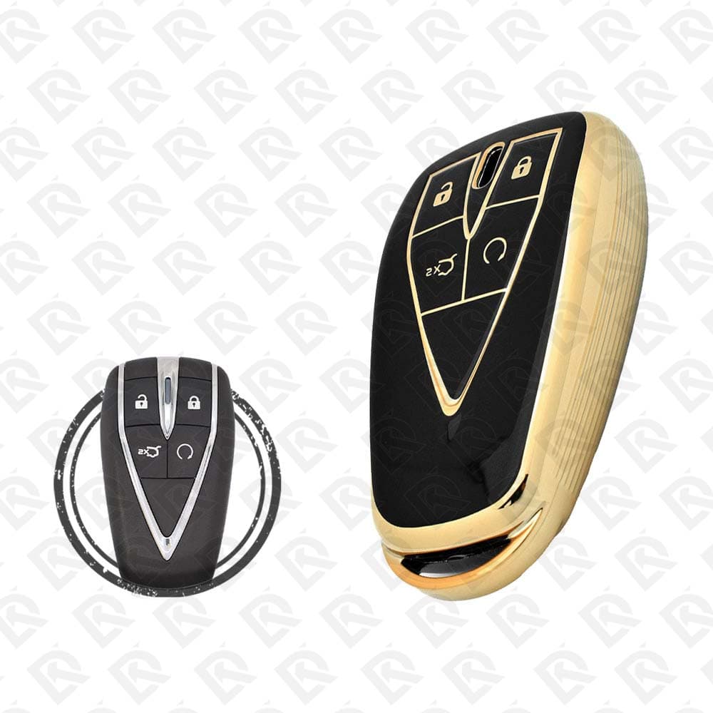 CHANGAN SMART TPU SHELL 4BUTTONS  -  BLACK GOLD