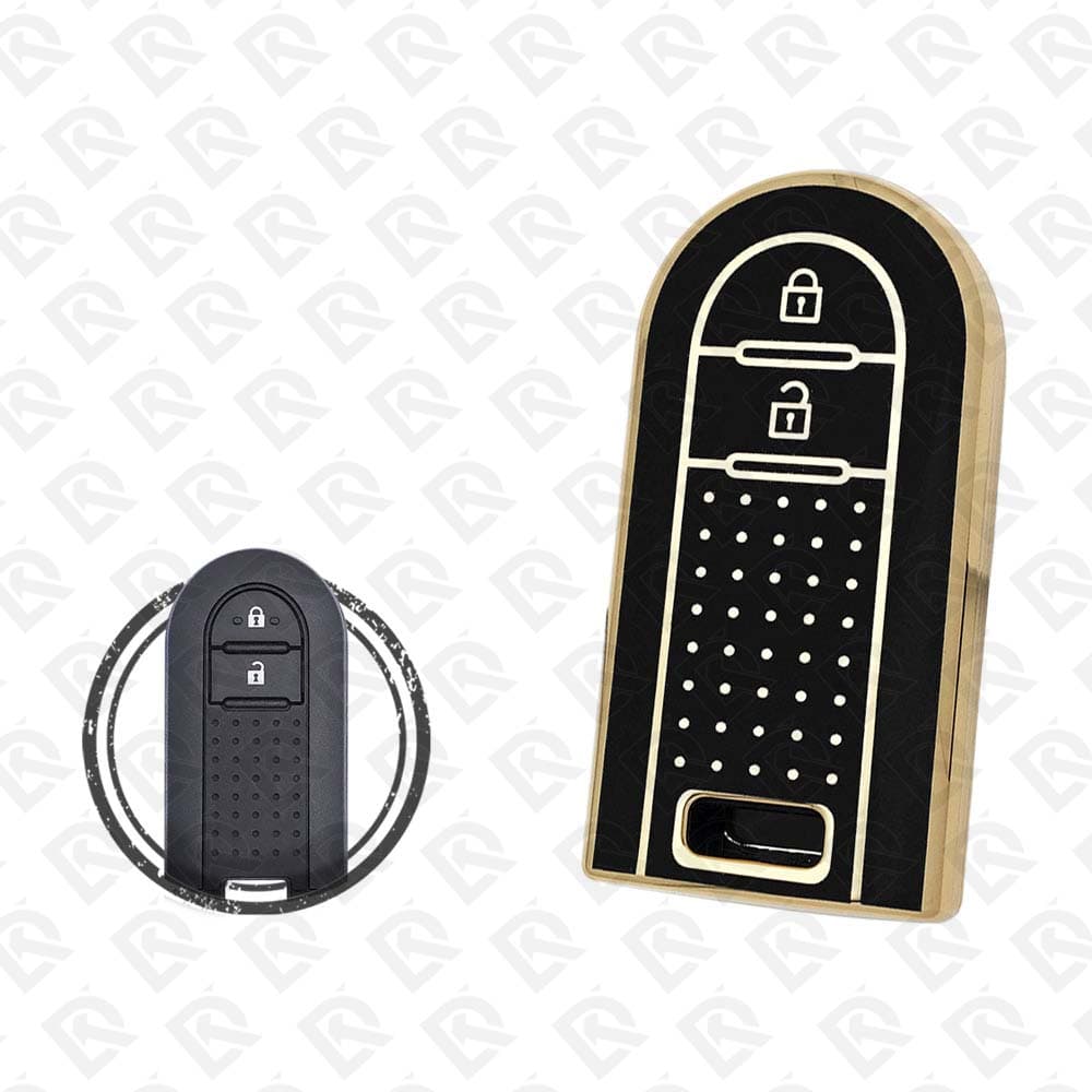 TOYOTA RUSH SMART TPU SHELL 2BUTTONS  -  BLACK GOLD
