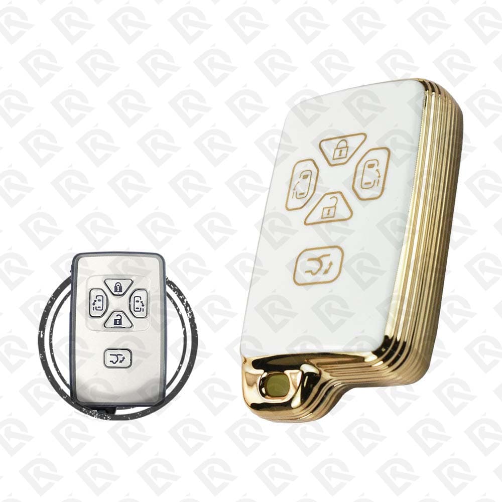 TOYOTA PREVIA SMART TPU SHELL 5BUTTONS  -  WHITE GOLD