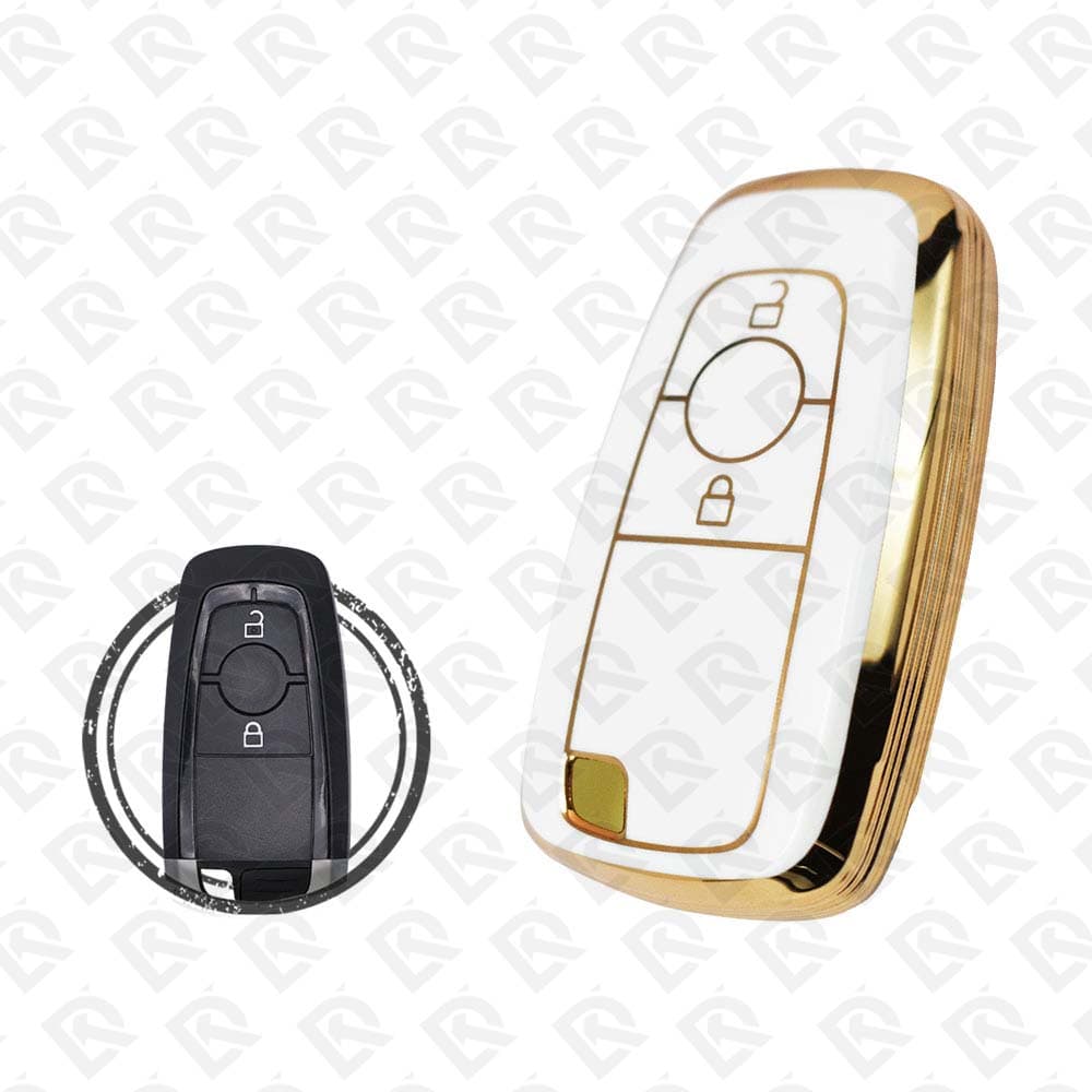 FORD SMART TPU SHELL 2BUTTONS - WHITE GOLD