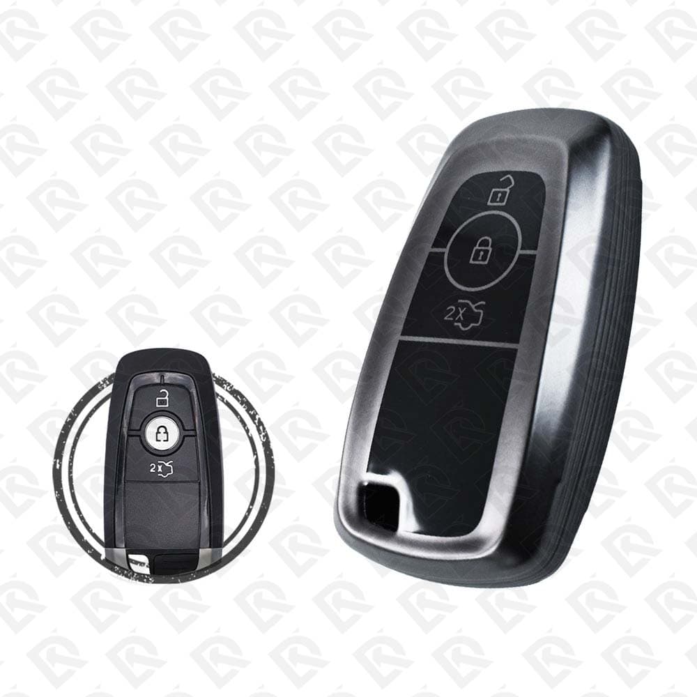 FORD SMART TPU SHELL 3BUTTONS - BLACK METAL