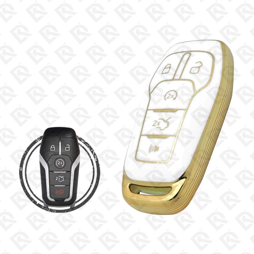 FORD SMART TPU SHELL 5BUTTONS - WHITE GOLD