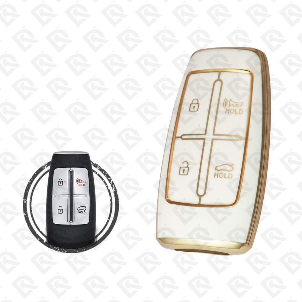 GENESIS SMART TPU SHELL 4BUTTONS  -  WHITE GOLD