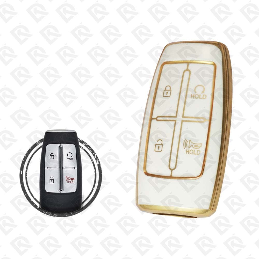 GENESIS SMART TPU SHELL 4BUTTONS  -  WHITE GOLD