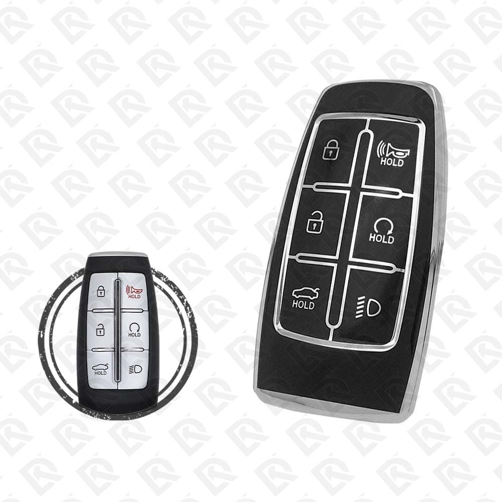 GENESIS SMART TPU SHELL 6BUTTONS  -  BLACK CHROME 