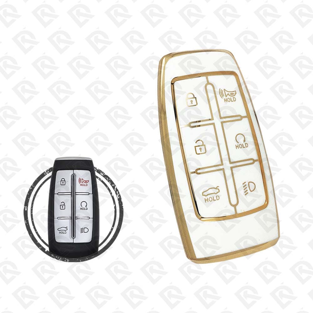 GENESIS SMART TPU SHELL 4BUTTONS  -  WHITE GOLD