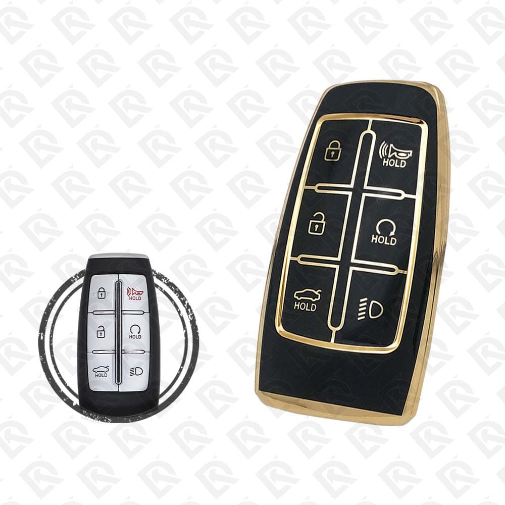 GENESIS SMART TPU SHELL 4BUTTONS  -  BLACK GOLD