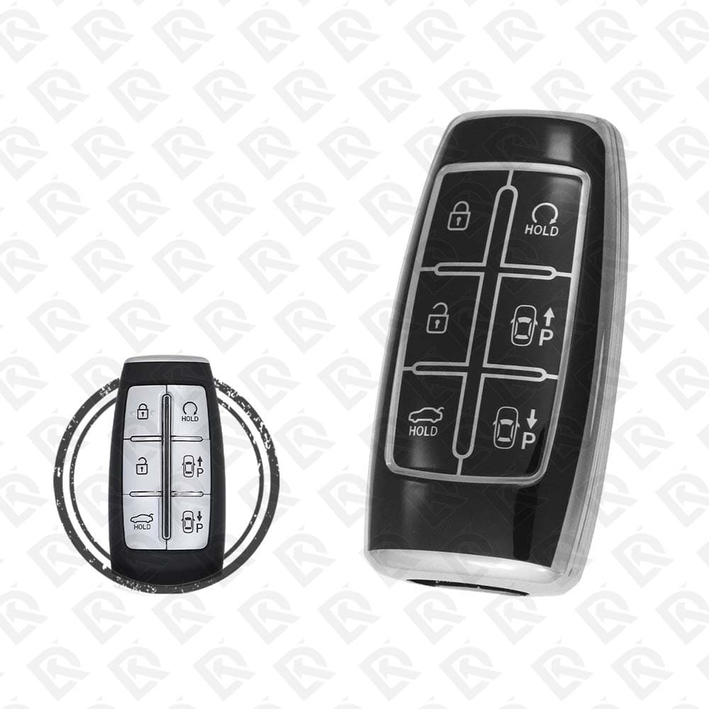 GENESIS SMART TPU SHELL 6BUTTONS  -  BLACK CHROME 