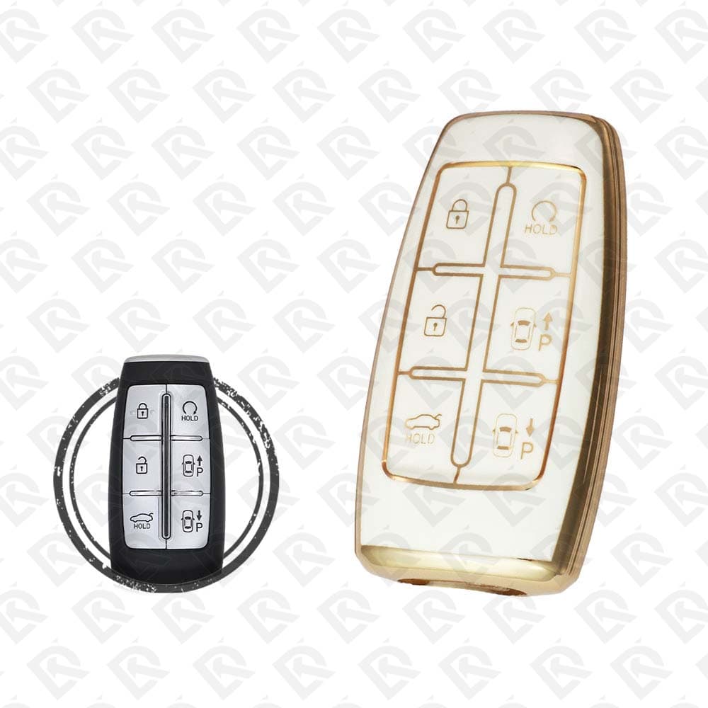 GENESIS SMART TPU SHELL 4BUTTONS  -  WHITE GOLD