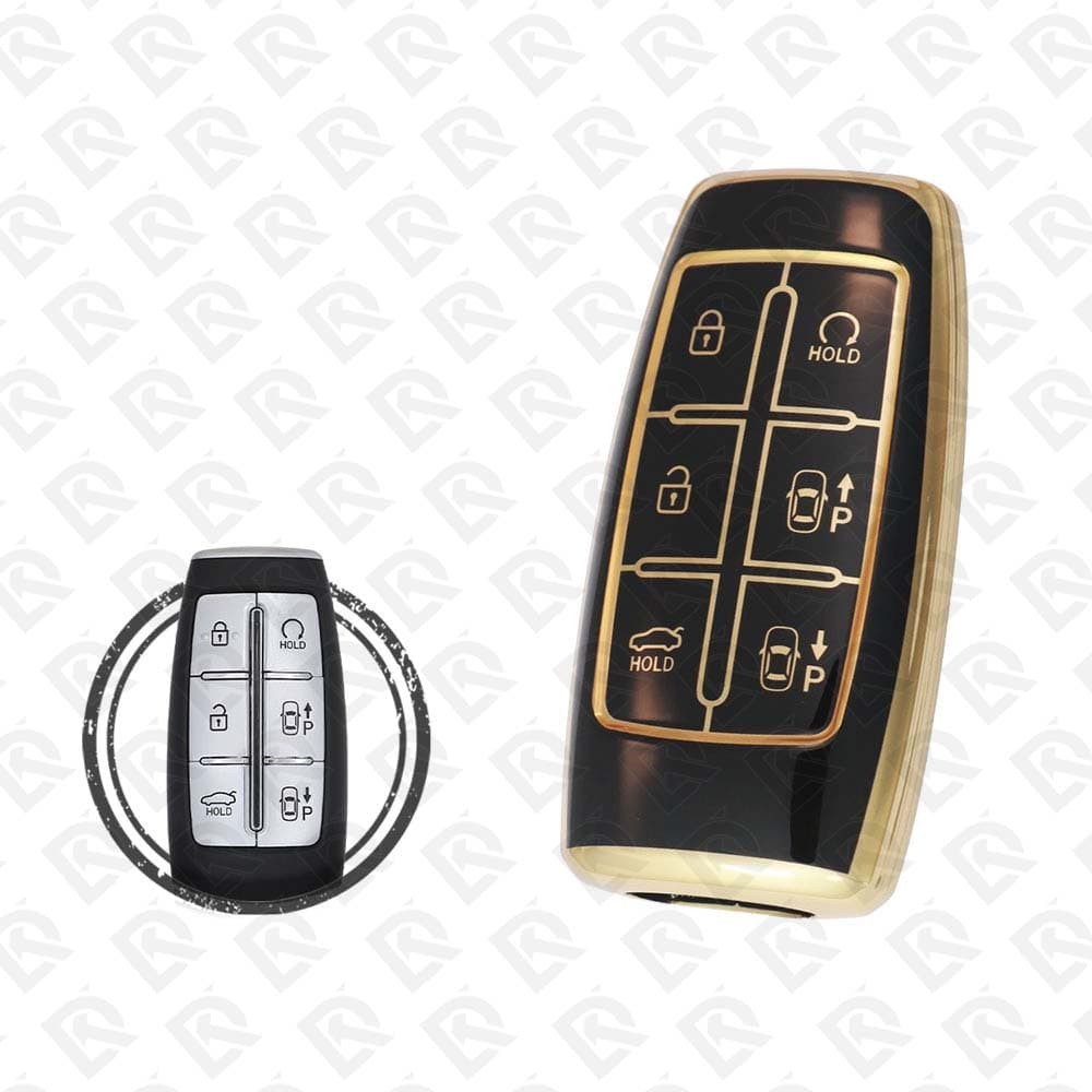 GENESIS SMART TPU SHELL 6BUTTONS  -  BLACK GOLD