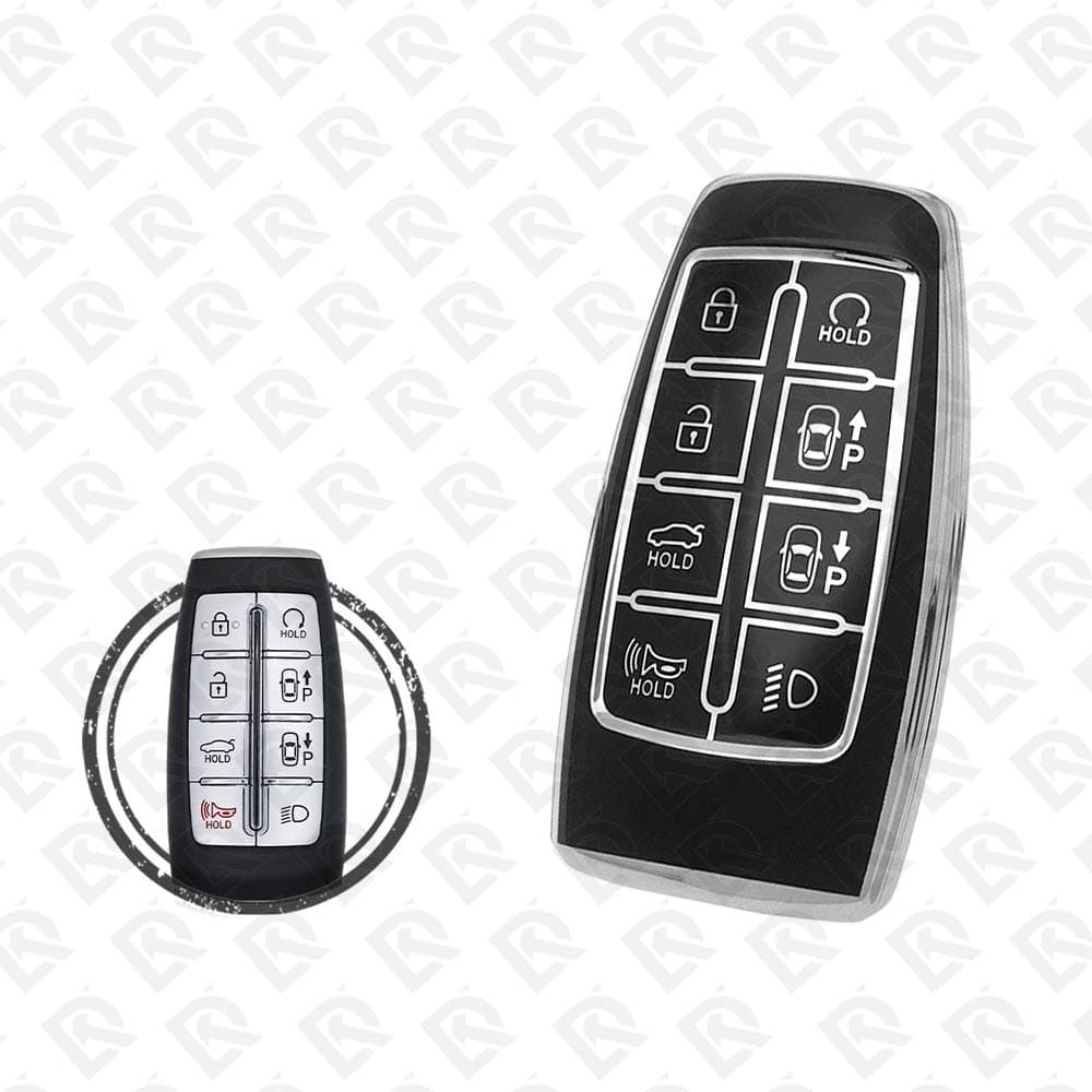 GENESIS SMART TPU SHELL 8BUTTONS  -  BLACK CHROME 