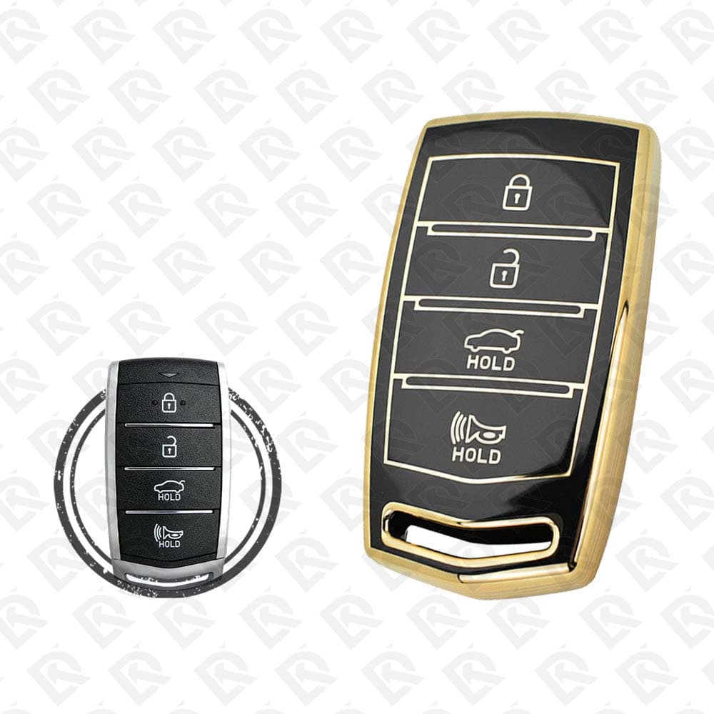 GENESIS SMART TPU SHELL 4BUTTONS  -  BLACK GOLD