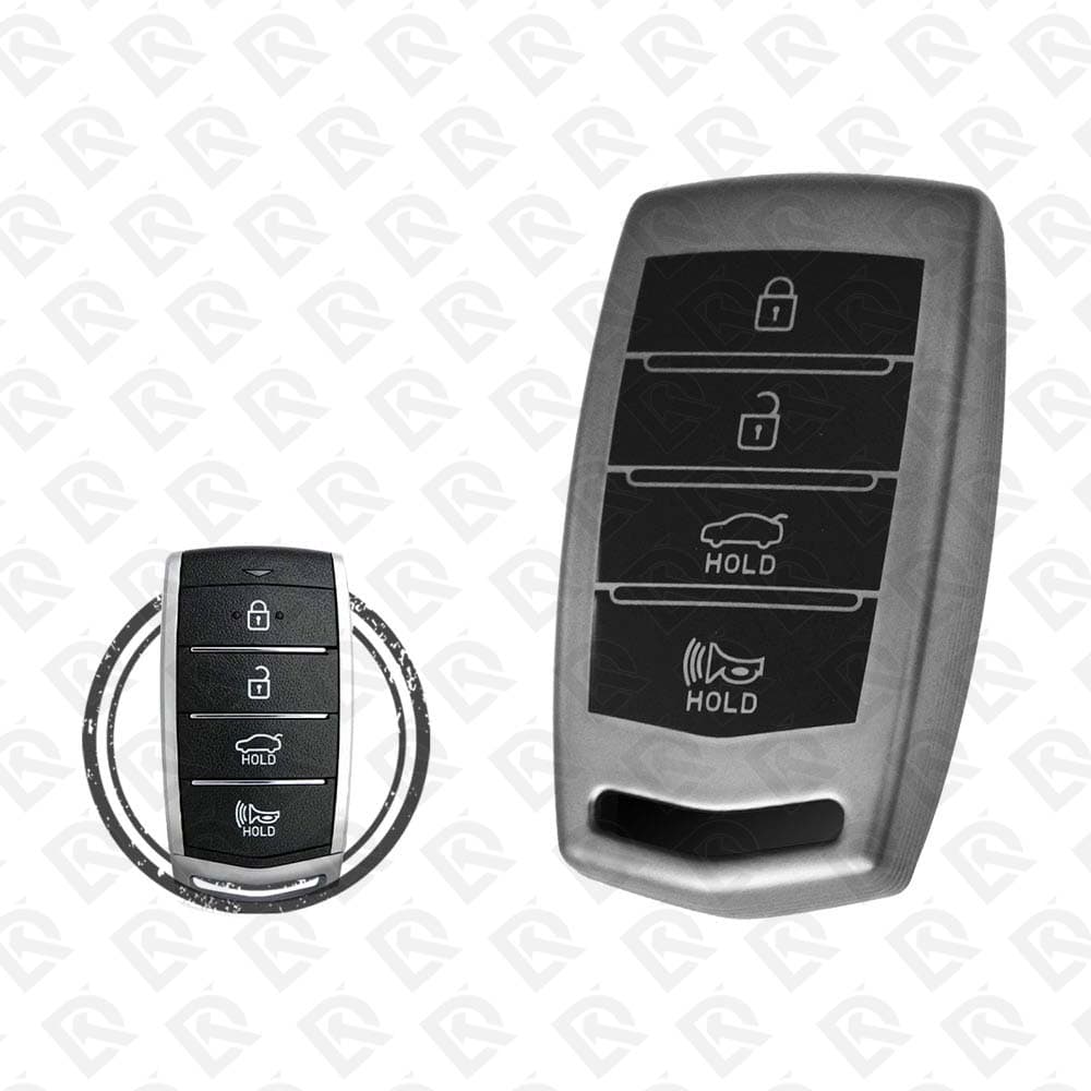 GENESIS SMART TPU SHELL 4BUTTONS  -  BLACK METAL