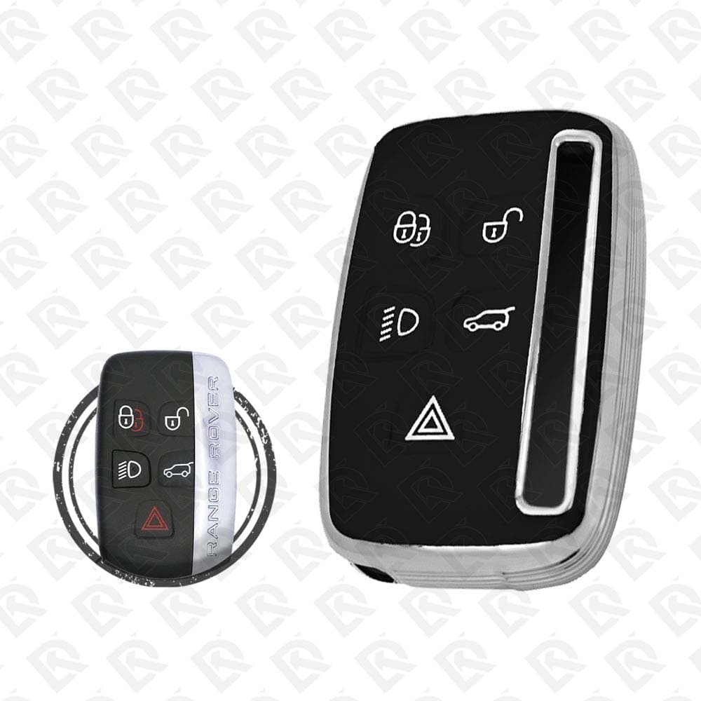 LAND ROVER SMART TPU SHELL 5BUTTONS - BLACK CHROME 
