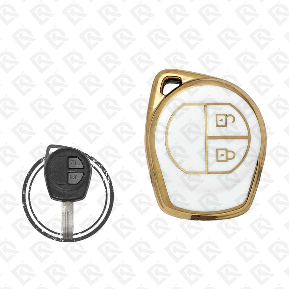 SUZUKI TPU SHELL 2BUTTONS - WHITE GOLD