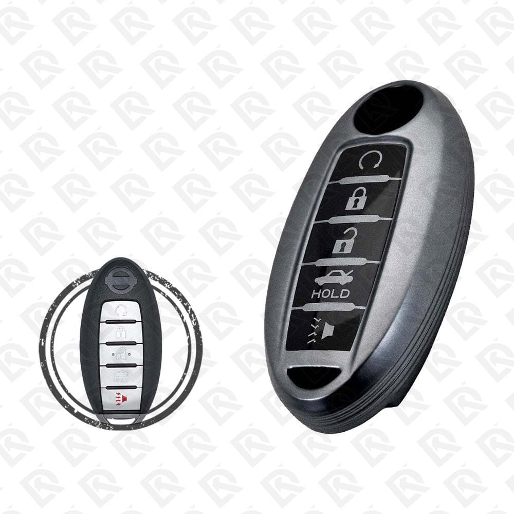 NISSAN SMART TPU SHELL 5BUTTONS - BLACK METAL