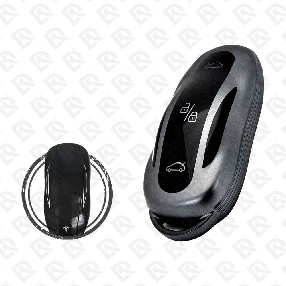 TESLA TPU SHELL  3B -  BLACK METAL