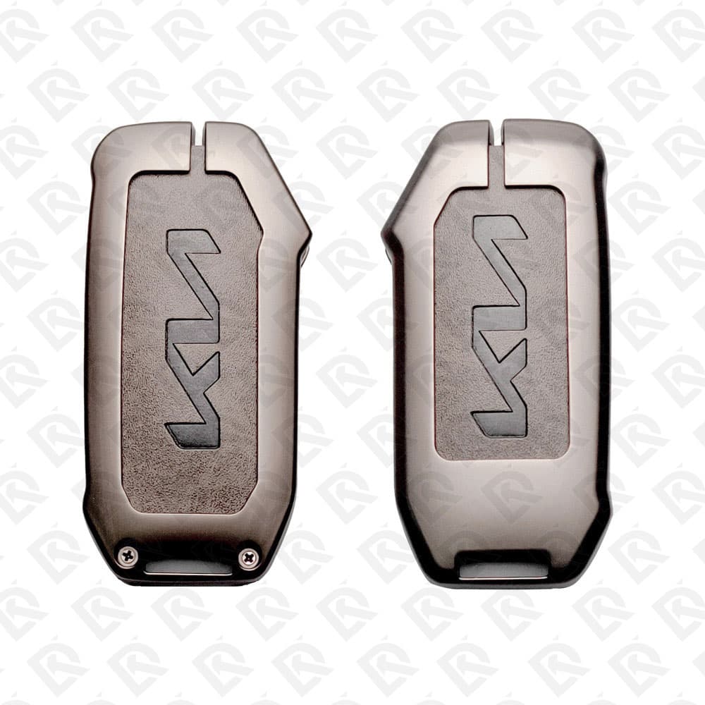 KIA ZINC ALLOY LEATHER TPU CAR KEY CASE PROTECT ACCESSORIES 3 AND 4BUTTONS