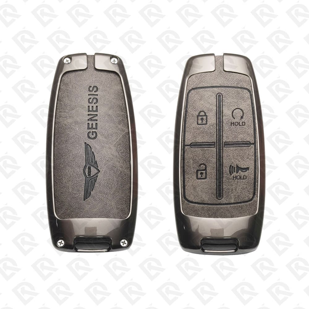 GENESIS ZINC METAL AND LEATHER COVER B